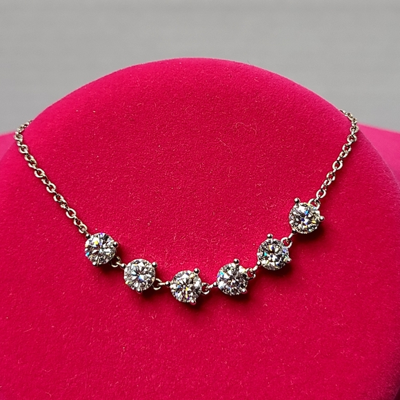 Moissanite 3 ctw. Bolo Bracelet